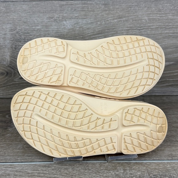 Oofos OOahh Women’s Sz 6/EU 37 Nomad Cream Foam Slip On Slide Recovery Sandals - Picture 8 of 13